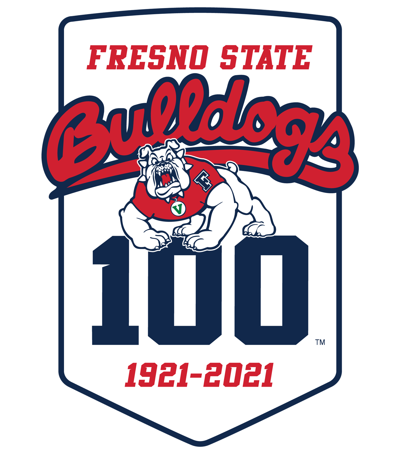 Fresno State Athletics Centennial primary logo