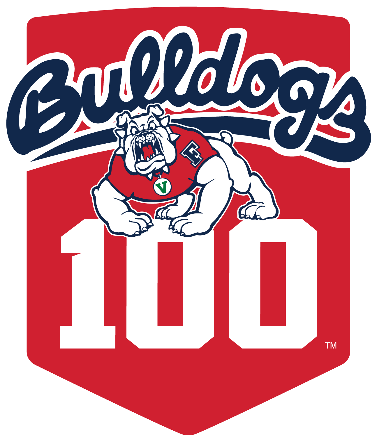 Fresno State Athletics Centennial secondary logo