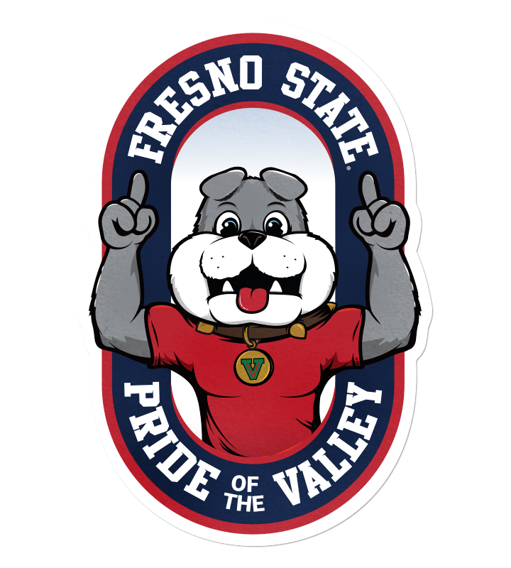 Fresno State Pride of the Valley sticker